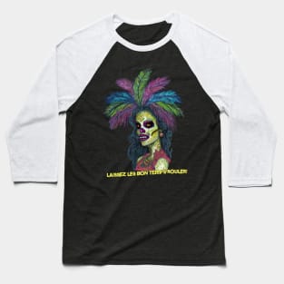 Mardi Gras Zombie Baseball T-Shirt